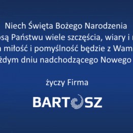 życzenia na boże narodzenie, firma bartosz 2022