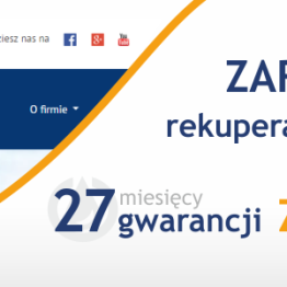 wydłużona gwarancja na rekuperator, rejestracja on-line