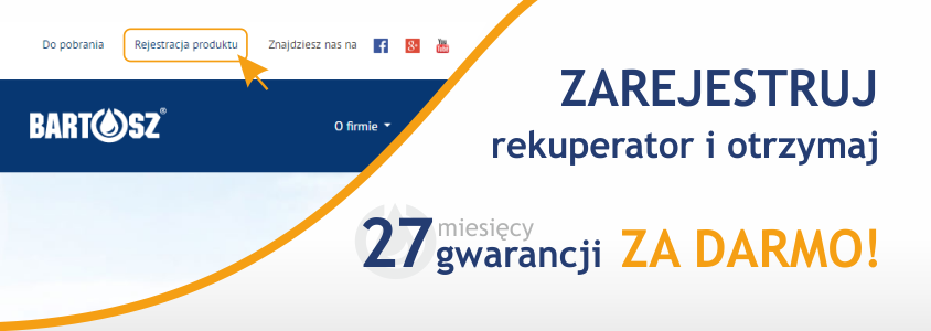 Zarejestruj rekuperator już dziś!