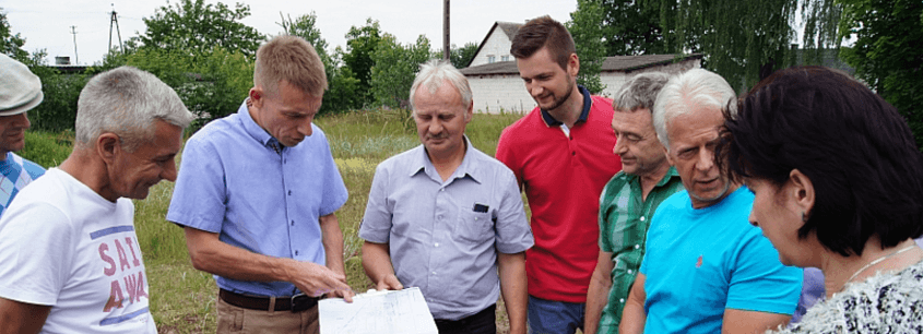 Przekazanie placu budowy – Gmina Olszewo-Borki