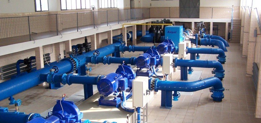 Water pumping stations