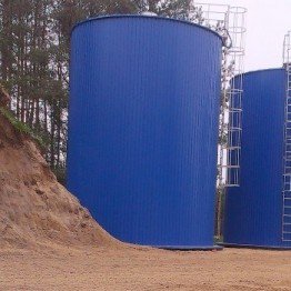 Budowa dwóch zbiorników wody czystej SUW „Jamy”